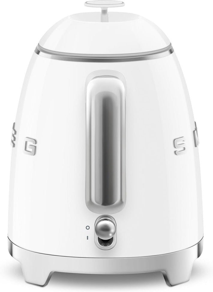 Smeg - 0.8 L 50's Style Mini Kettle with 3D Logo White - KLF05WHUS