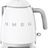 Smeg - 0.8 L 50's Style Mini Kettle with 3D Logo White - KLF05WHUS