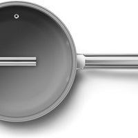 Smeg - 10" 50's Style Non-Stick Fry Pan Black - CKFF2601BLM