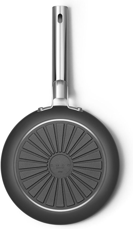 Smeg - 10" 50's Style Non-Stick Fry Pan Black - CKFF2601BLM