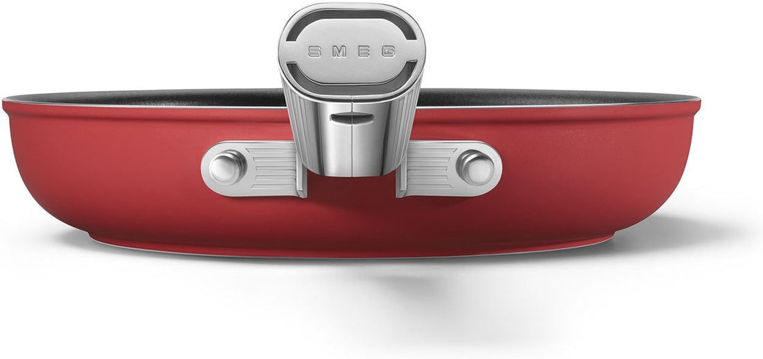 Smeg - 10" 50's Style Non-Stick Fry Pan Red - CKFF2601RDM