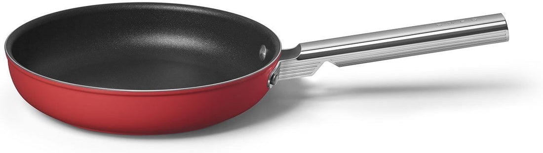 Smeg - 10" 50's Style Non-Stick Fry Pan Red - CKFF2601RDM