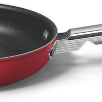 Smeg - 10" 50's Style Non-Stick Fry Pan Red - CKFF2601RDM