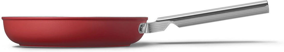 Smeg - 10" 50's Style Non-Stick Fry Pan Red - CKFF2601RDM