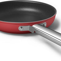 Smeg - 10" 50's Style Non-Stick Fry Pan Red - CKFF2601RDM