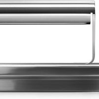 Smeg - 10″ Flat Tempered Glass Lid With Stainless Steel Rim - CKFL2601