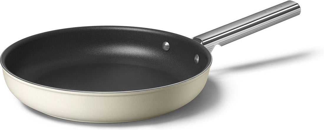 Smeg - 11" 50's Style Non-Stick Fry Pan Cream - CKFF2801CRM