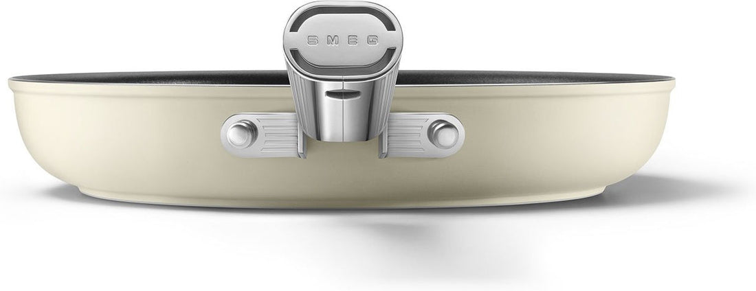 Smeg - 11" 50's Style Non-Stick Fry Pan Cream - CKFF2801CRM