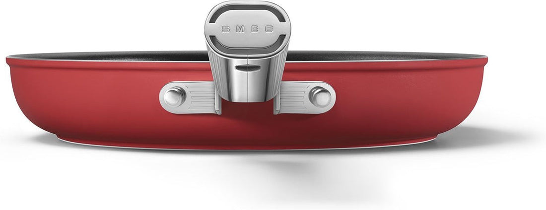 Smeg - 11" 50's Style Non-Stick Fry Pan Red - CKFF2801RDM
