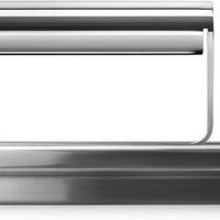 Smeg - 11″ Flat Tempered Glass Lid With Stainless Steel Rim - CKFL2801