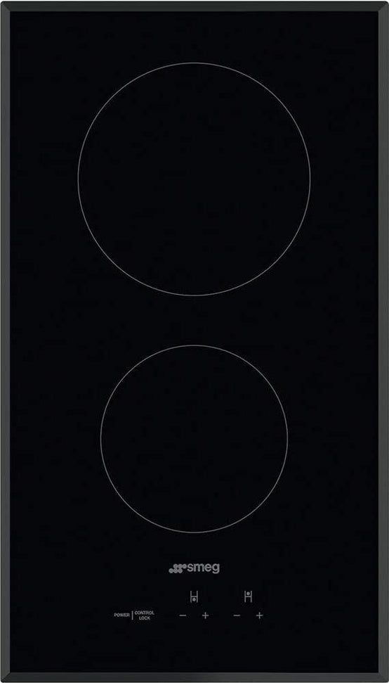 Smeg - 12" 2-Burner Electric Drop-In Ceramic Cooktop - SEU122B (Special Order Item)
