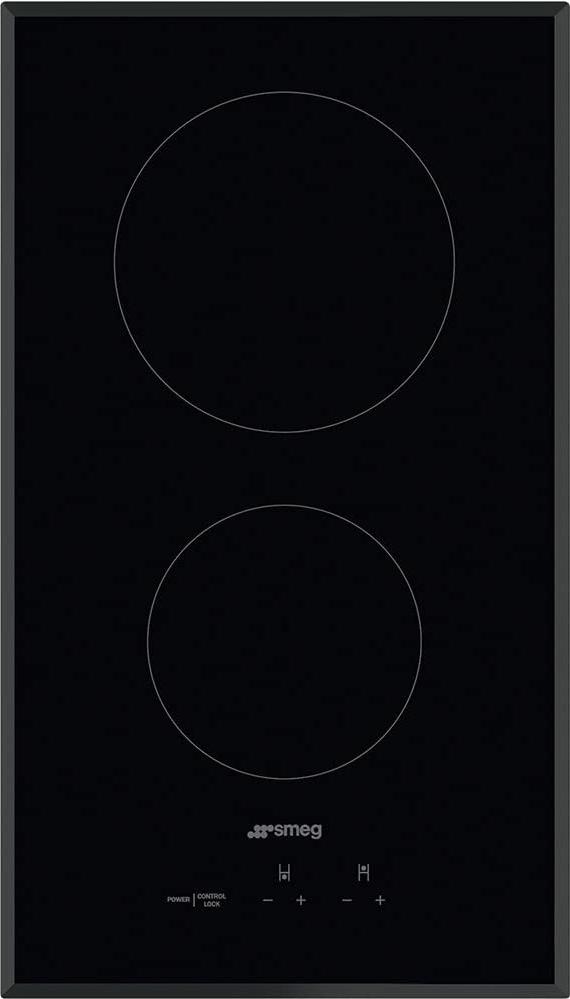 Smeg - 12" 2-Burner Electric Drop-In Ceramic Cooktop - SEU122B (Special Order Item)