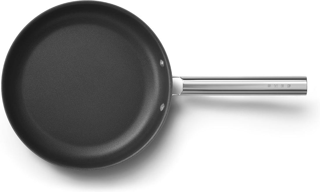 Smeg - 12" 50's Style Non-Stick Fry Pan Black - CKFF3001BLM