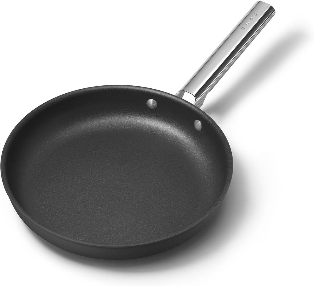 Smeg - 12" 50's Style Non-Stick Fry Pan Black - CKFF3001BLM