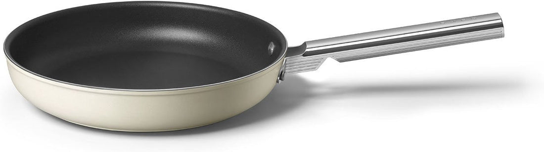 Smeg - 12" 50's Style Non-Stick Fry Pan Cream - CKFF3001CRM