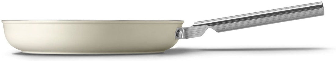 Smeg - 12" 50's Style Non-Stick Fry Pan Cream - CKFF3001CRM