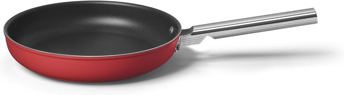 Smeg - 12" 50's Style Non-Stick Fry Pan Red - CKFF3001RDM