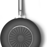 Smeg - 12" 50's Style Non-Stick Wok Black - CKFW3001BLM