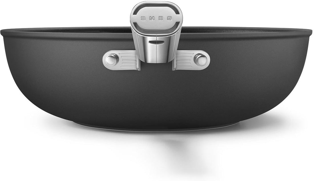 Smeg - 12" 50's Style Non-Stick Wok Black - CKFW3001BLM