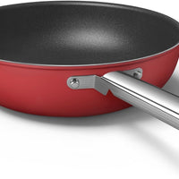 Smeg - 12" 50's Style Non-Stick Wok Red - CKFW3001RDM