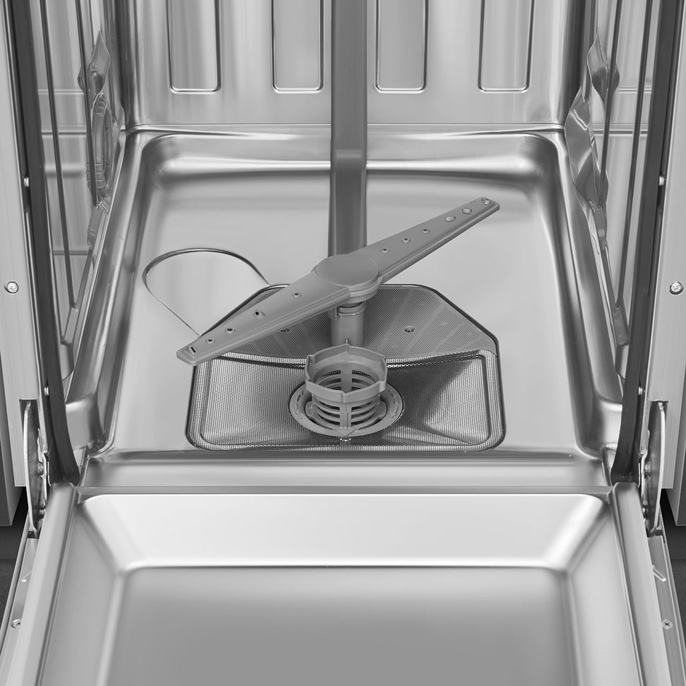 Smeg - 18" Panel Ready Dishwasher, 6 Program, Short Tub, HC - STU1822