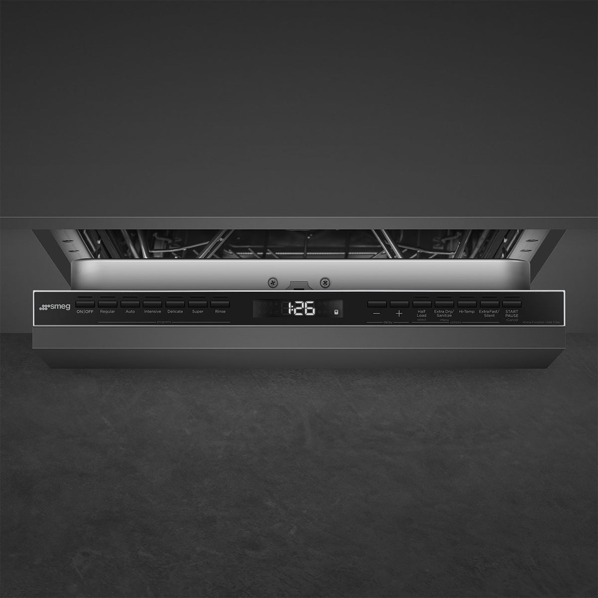 Smeg - 18" Panel Ready Dishwasher, 6 Program, Short Tub, HC - STU1822