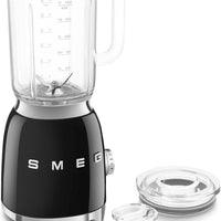 Smeg - 1.6 Qt Retro 50's Style Black Table Blender - BLF03BLUS