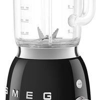 Smeg - 1.6 Qt Retro 50's Style Black Table Blender - BLF03BLUS