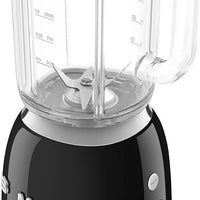 Smeg - 1.6 Qt Retro 50's Style Black Table Blender - BLF03BLUS