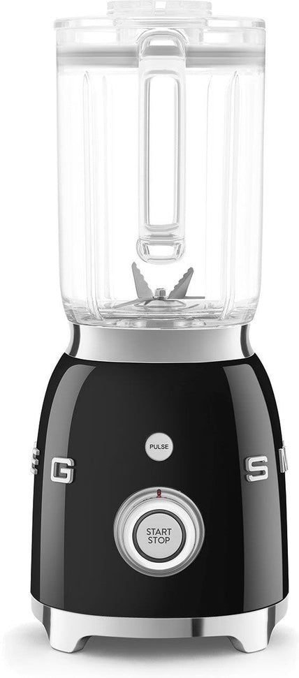 Smeg - 1.6 Qt Retro 50's Style Black Table Blender - BLF03BLUS - DISCONTINUED