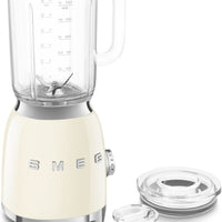 Smeg - 1.6 Qt Retro 50's Style Cream Table Blender - BLF03CRUS