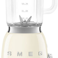 Smeg - 1.6 Qt Retro 50's Style Cream Table Blender - BLF03CRUS