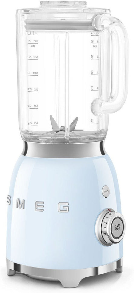 Smeg - 1.6 Qt Retro 50's Style Pastel Blue Table Blender - BLF03PBUS