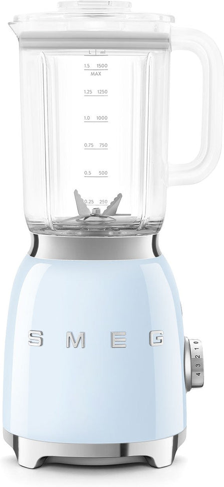 Smeg - 1.6 Qt Retro 50's Style Pastel Blue Table Blender - BLF03PBUS