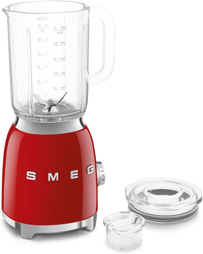 Smeg - 1.6 Qt Retro 50's Style Red Table Blender - BLF03RDUS