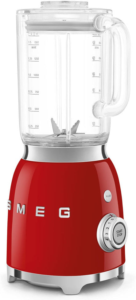 Smeg - 1.6 Qt Retro 50's Style Red Table Blender - BLF03RDUS