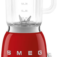 Smeg - 1.6 Qt Retro 50's Style Red Table Blender - BLF03RDUS