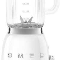 Smeg - 1.6 Qt Retro 50's Style White Table Blender - BLF03WHUS