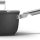 Smeg - 20" Black Non-Stick Sauce Pan With Lid - CKFS2011BLM