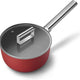 Smeg - 20" Red Non-Stick Sauce Pan With Lid - CKFS2011RDM