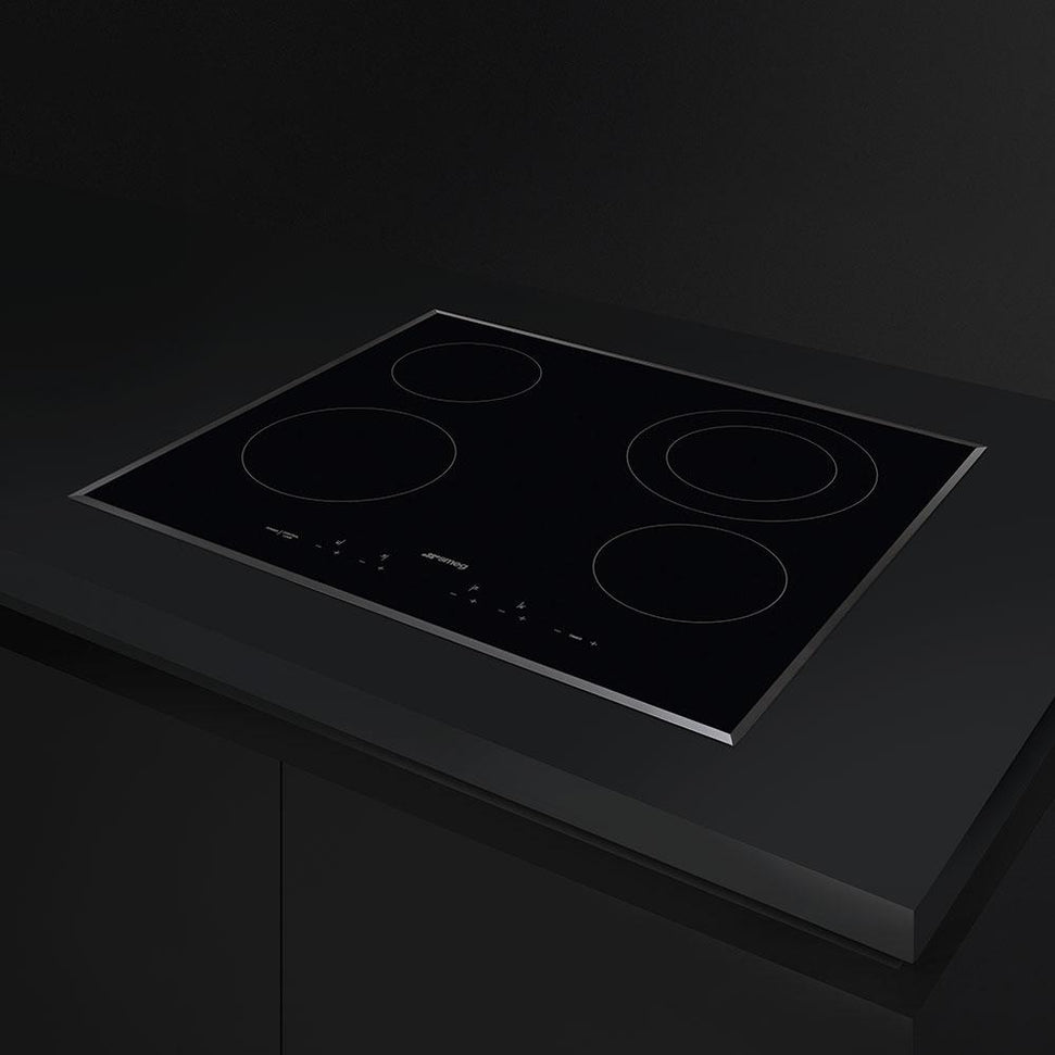 Smeg - 24" 4-Burner Electric Drop-In Ceramic Cooktop - SEU244ETB (Special Order Item)