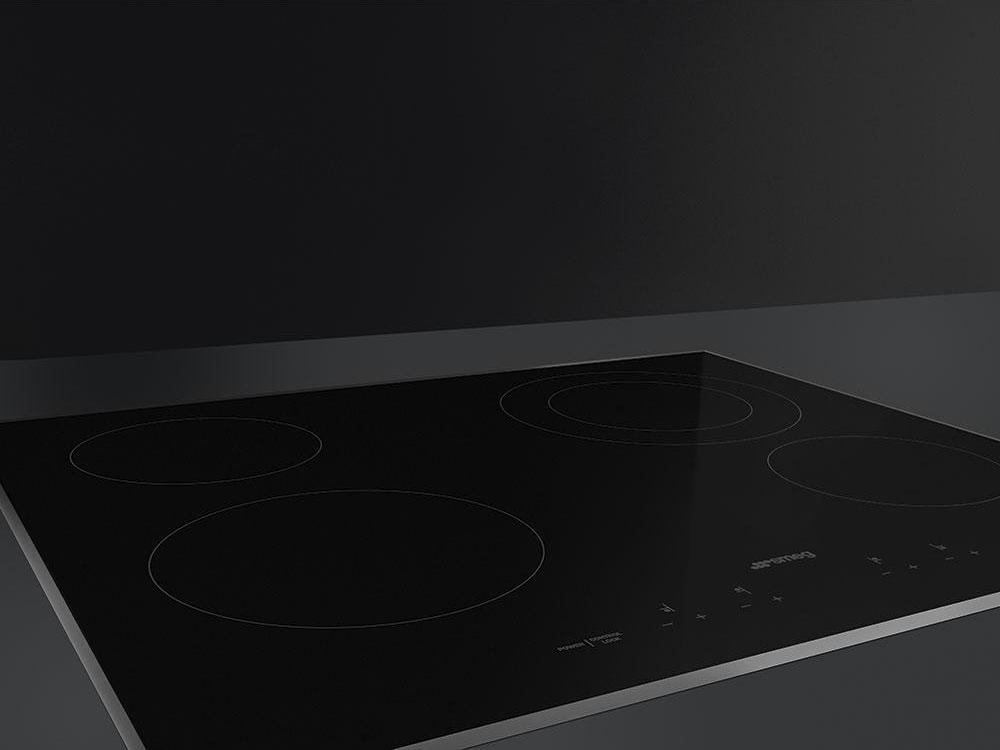Smeg - 24" 4-Burner Electric Drop-In Ceramic Cooktop - SEU244ETB (Special Order Item)