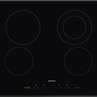 Smeg - 24" 4-Burner Electric Drop-In Ceramic Cooktop - SEU244ETB (Special Order Item)