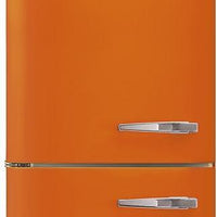 Smeg - 24" 50's Retro Style No Frost RefrigeratorLeft Hinge Orange - FAB32ULOR3 - (Special Order Item)