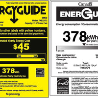 Smeg - 24" 50's Retro Style No Frost RefrigeratorRight Hinge Black - FAB32URBL3 (Special Order Item)