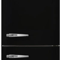 Smeg - 24" 50's Retro Style No Frost RefrigeratorRight Hinge Black - FAB32URBL3 (Special Order Item)