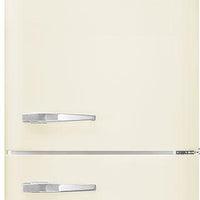 Smeg - 24" 50's Retro Style No Frost RefrigeratorRight Hinge Cream - FAB32URCR3 (Special Order Item)