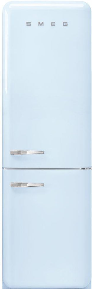 Smeg - 24" 50's Retro Style No Frost RefrigeratorRight Hinge Pastel Blue - FAB32URPB3