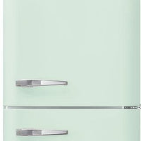 Smeg - 24" 50's Retro Style No Frost RefrigeratorRight Hinge Pastel Green - FAB32URPG3 (Special Order Item)