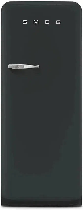 Smeg - 24" 50's Retro Style Refrigerator Right Hinge Matte Black - FAB28URDBLM3 (Special Order Item)